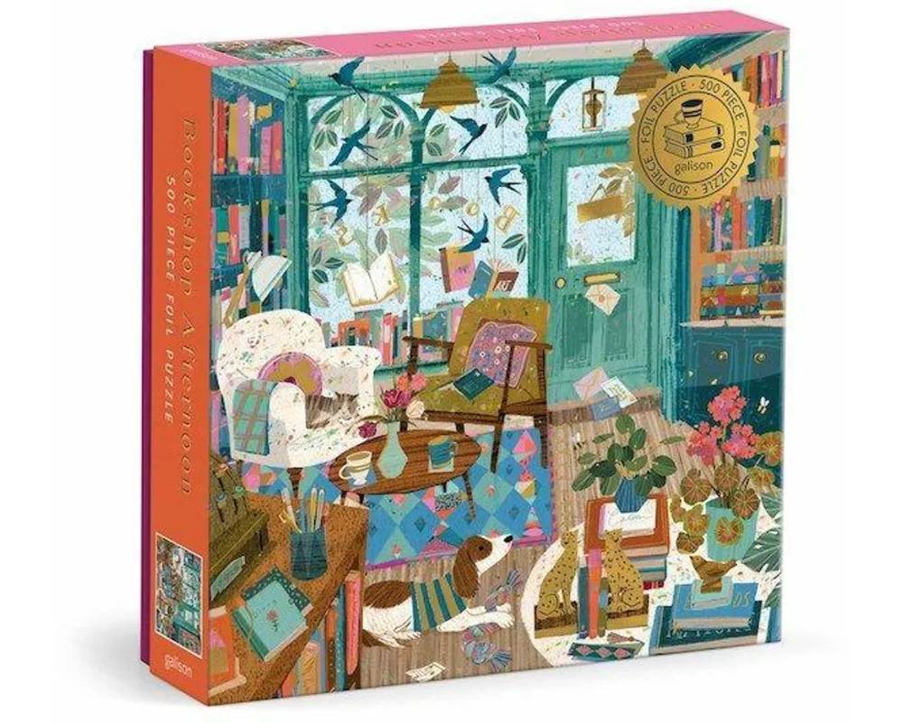 Bookshop Afternoon 500 Piece Foil Puzzle