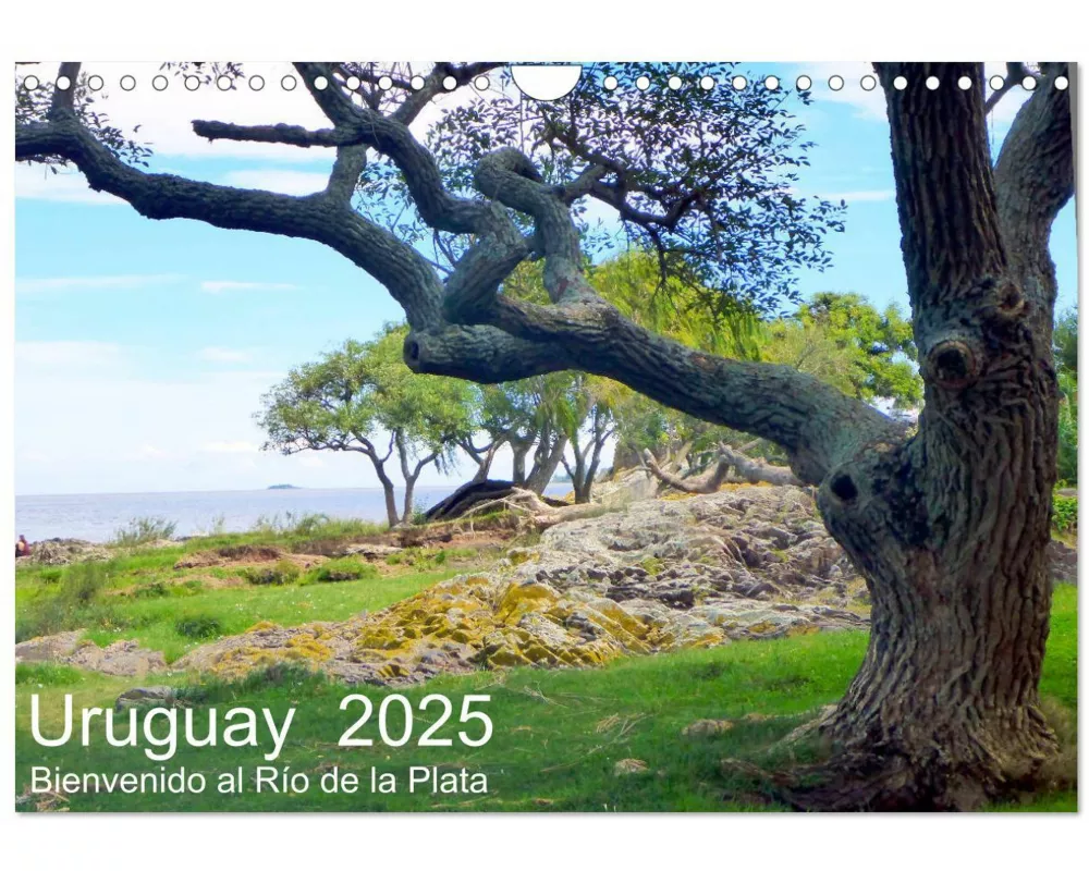 Uruguay - Bienvenido al Ro de la Plata (Wandkalender 2025 DIN A4 quer), CALVENDO Monatskalender