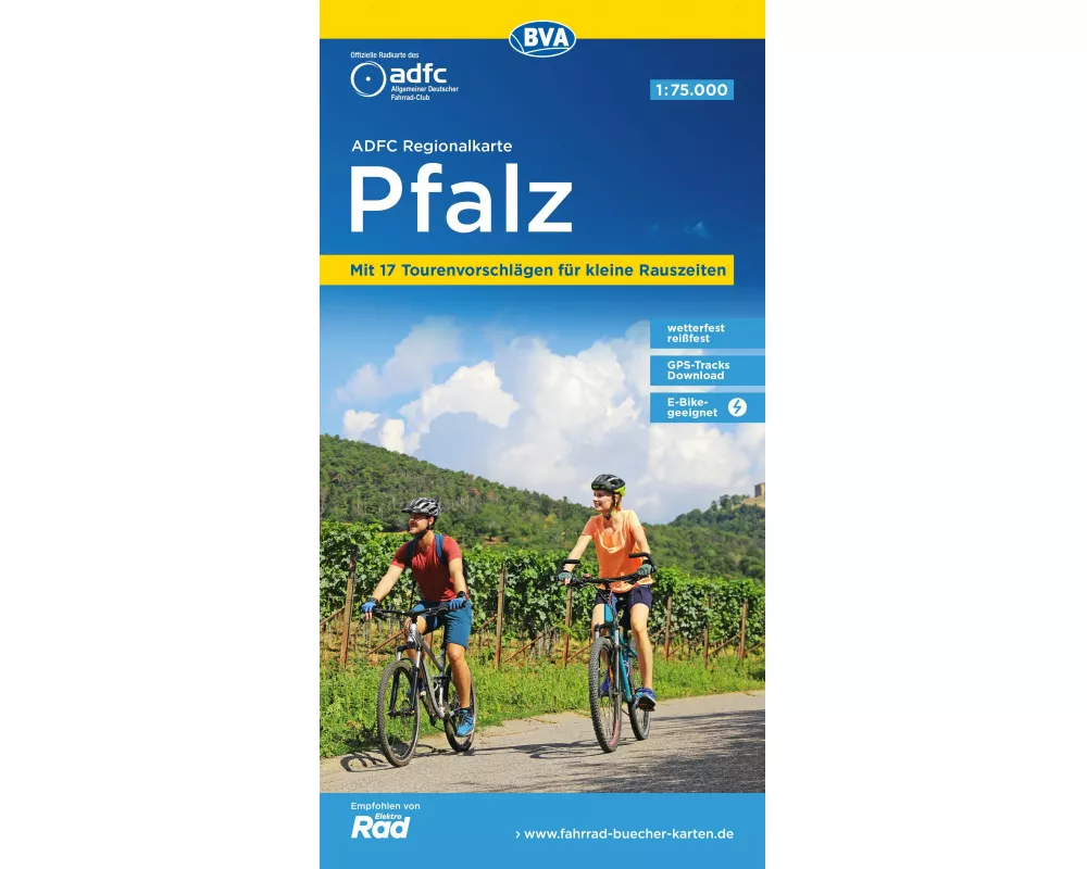 BVA ADFC Regionalkarte Pfalz 1:75.000