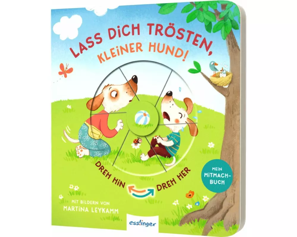 Dreh hin – Dreh her: Lass dich trösten, kleiner Hund!