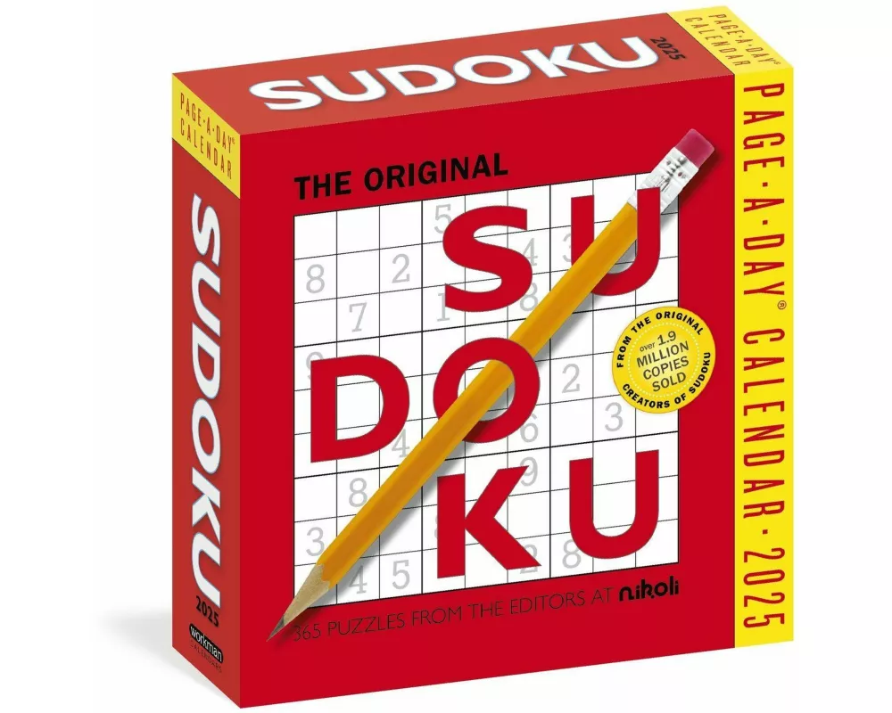 Original Sudoku Page-A-Day Calendar 2025