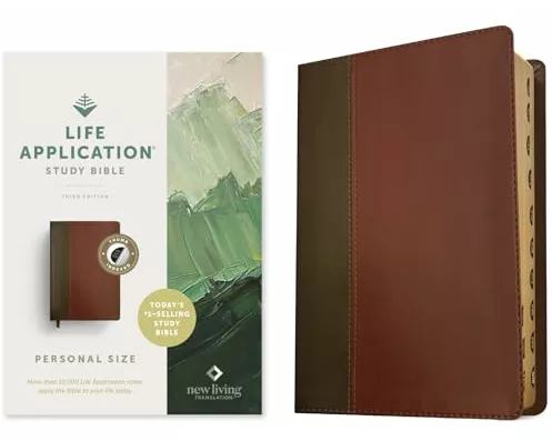 NLT Life Application Study Bible, Third Edition, Mahogany