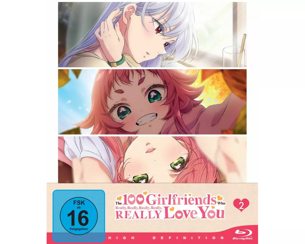 The 100 Girlfriends Who Really Really Really Really REALLY Love you - Staffel 1 - Vol.2 - [Blu-ray]