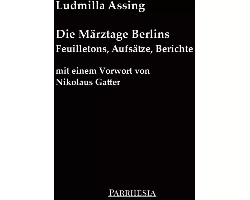 Die Märztage Berlins