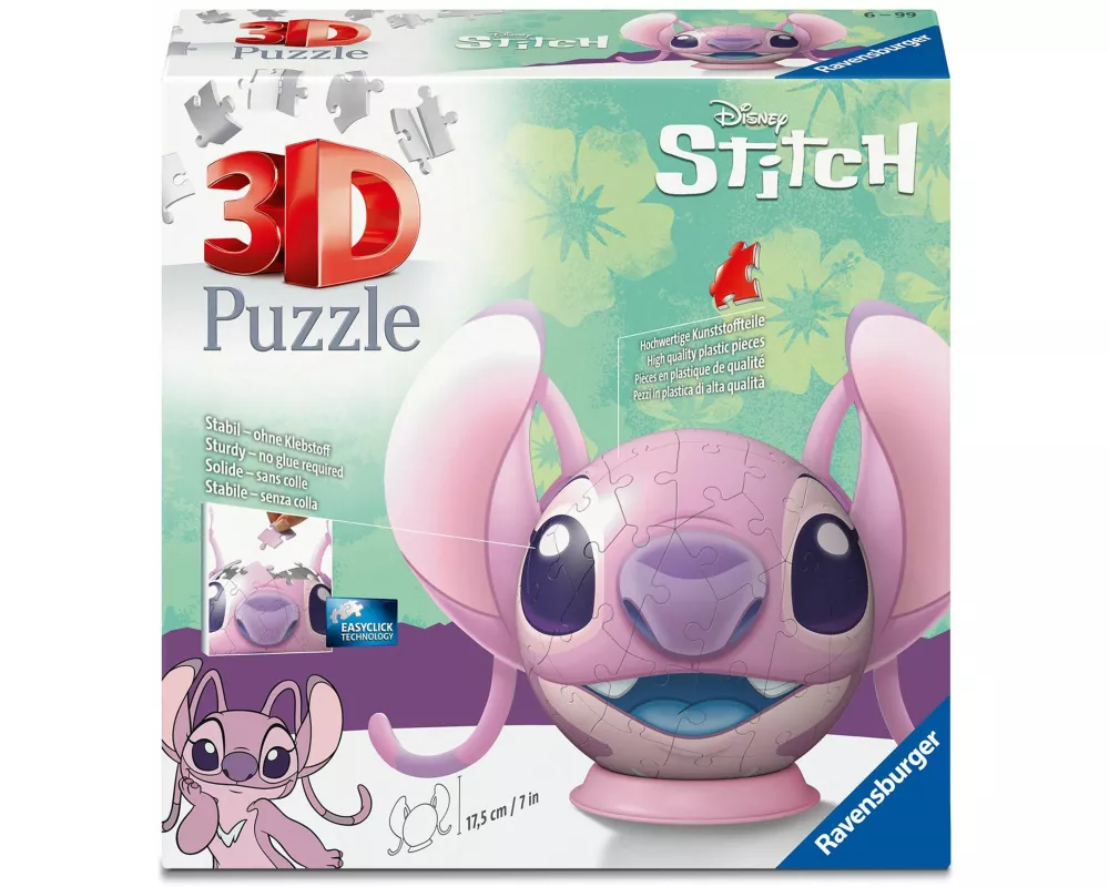 3D Puzzle-Ball Disney Stitch - Angel