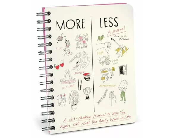 Em & Friends Julia Rothman More / Less Journal Guided Journal