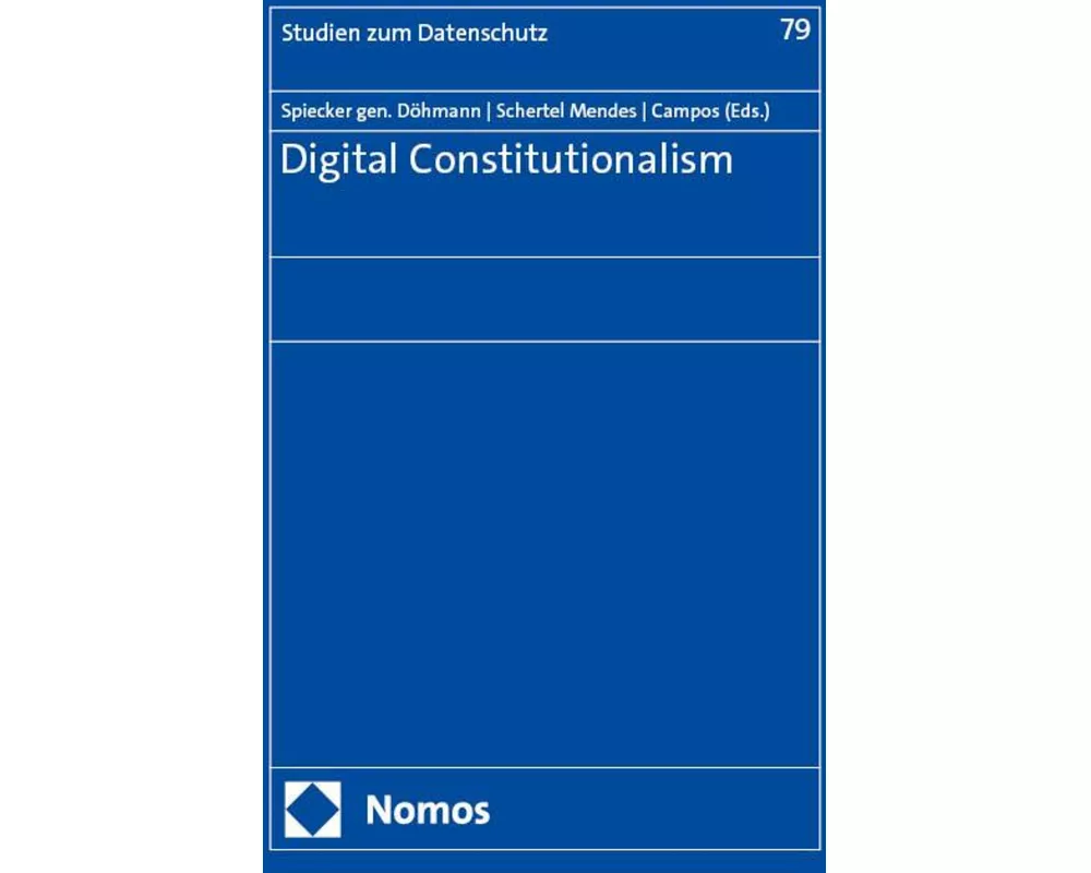 Digital Constitutionalism