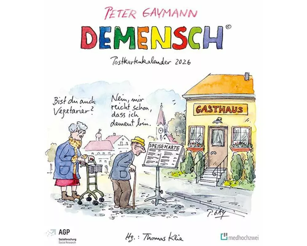 Demensch. Postkartenkalender 2026