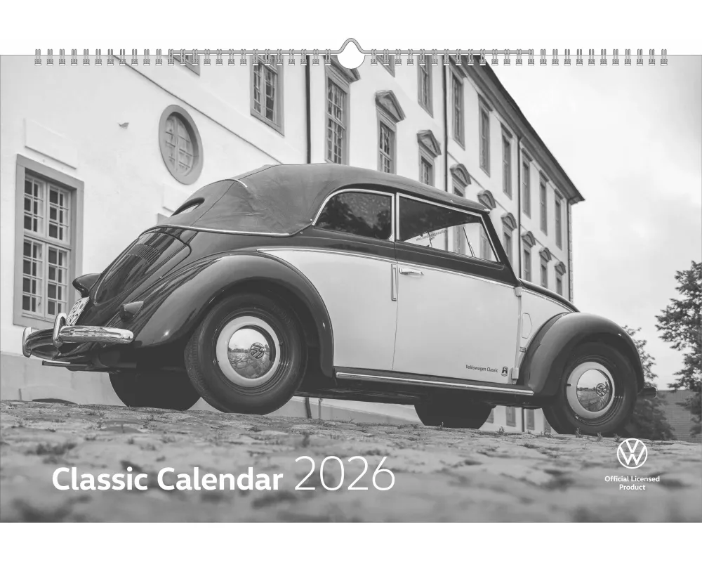 VW Classic Kalender 2026 im Format 49,5 x 33