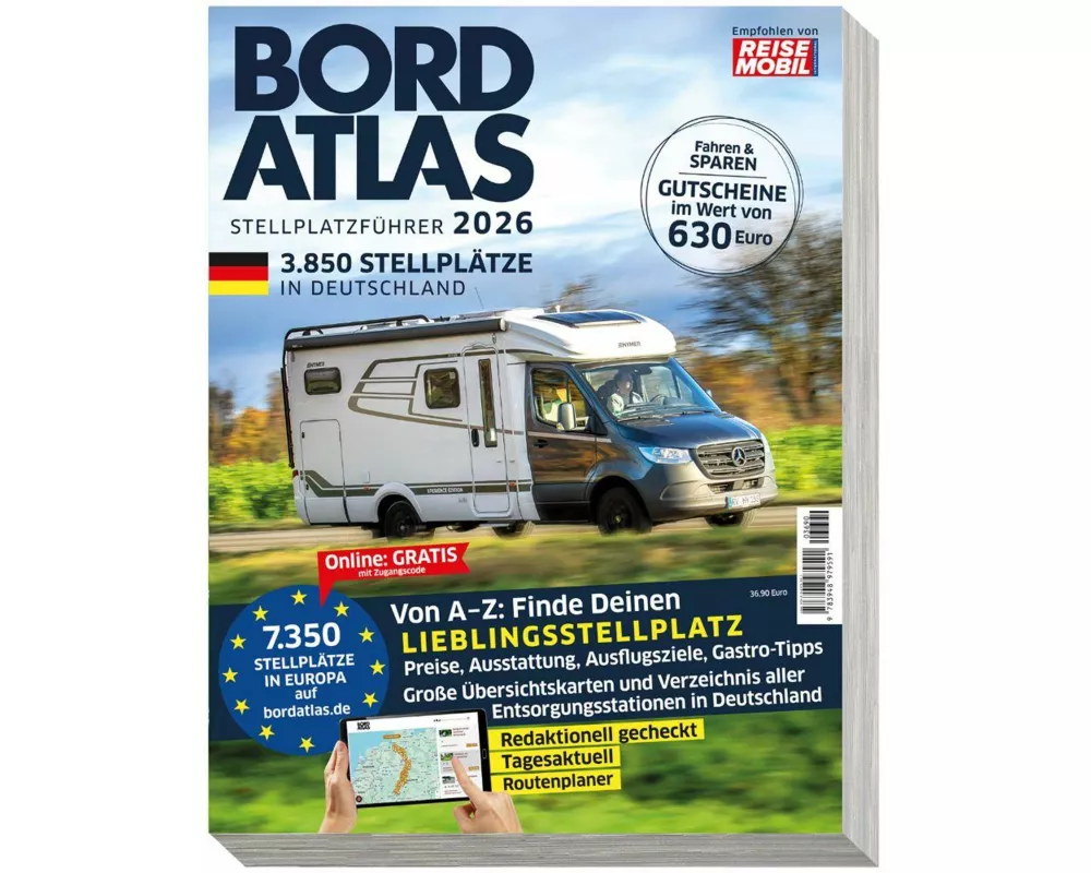 Bordatlas Stellplatzführer 2026