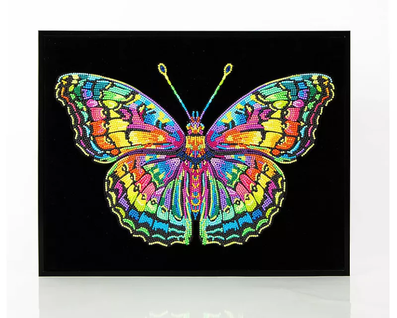 Diamond Painting Neon Schmetterling