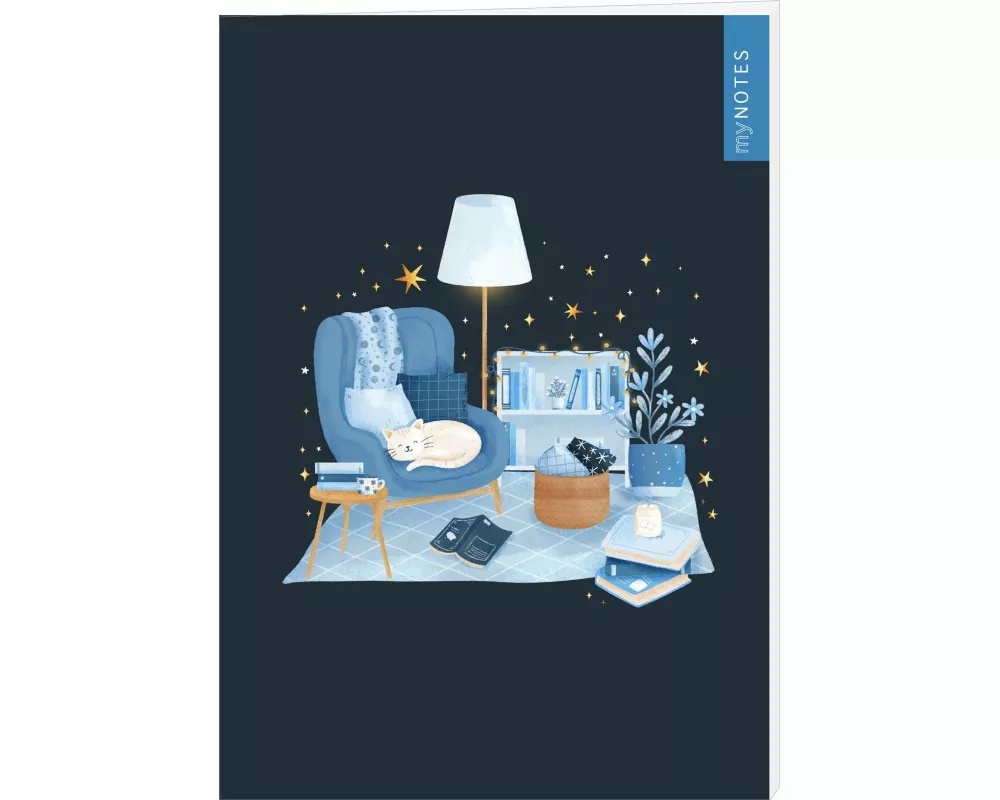myNOTES Papeterie: Notizheft Gemütliche Leseecke