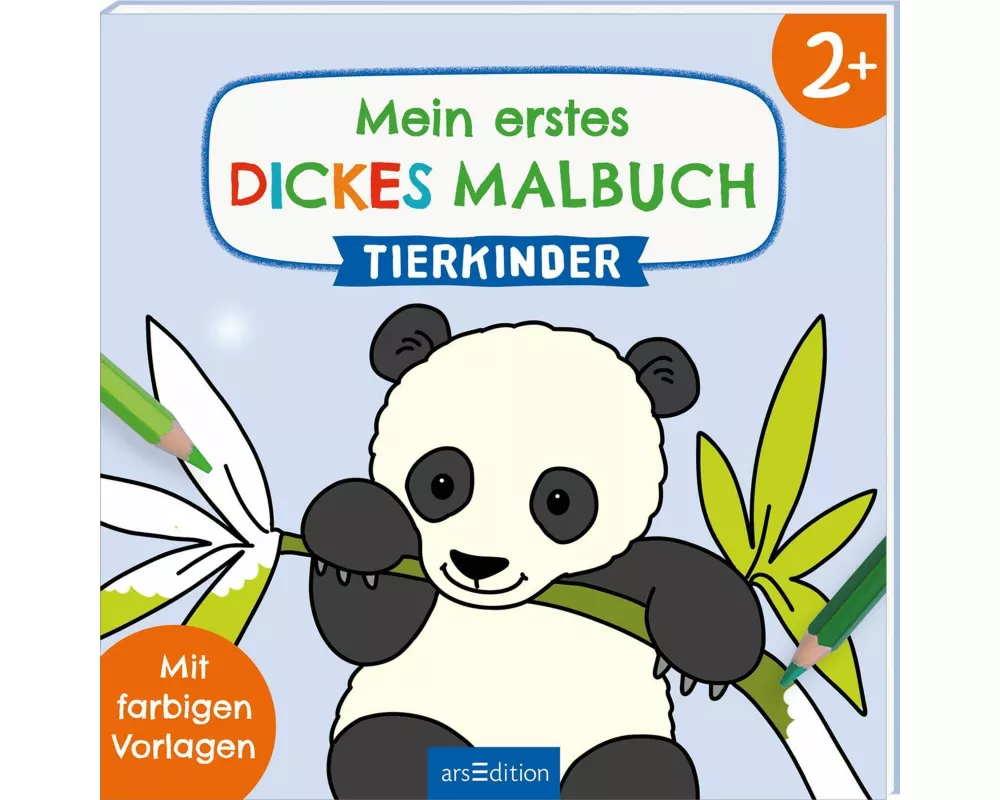 Mein erstes dickes Malbuch ab 2 – Tierkinder