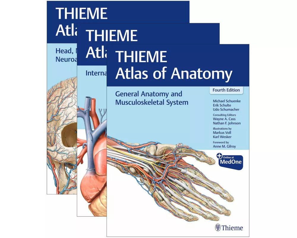 THIEME Atlas of Anatomy, Three Volume Set, Fourth Edition