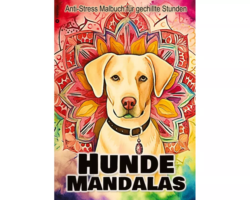 Hunde Mandalas Malbuch für Erwachsene Jugendliche Frauen Männer