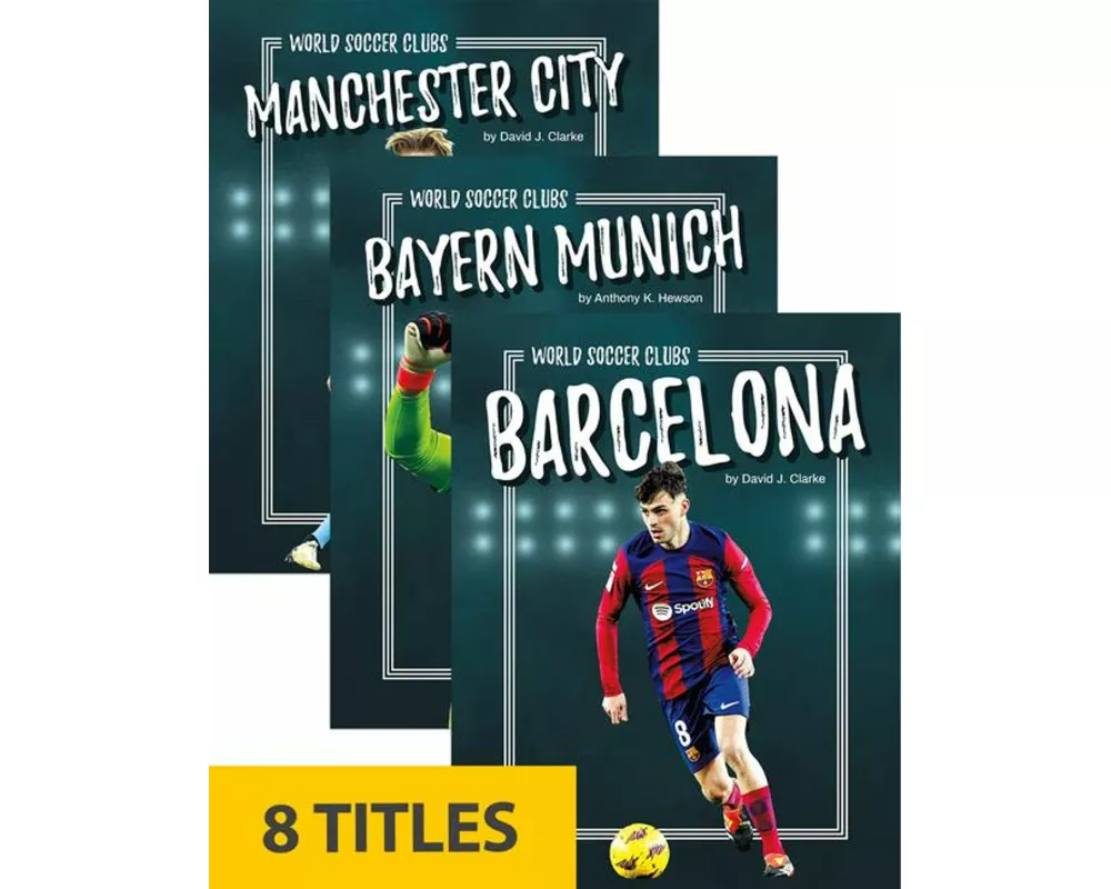 World Soccer Clubs (Set of 8)
