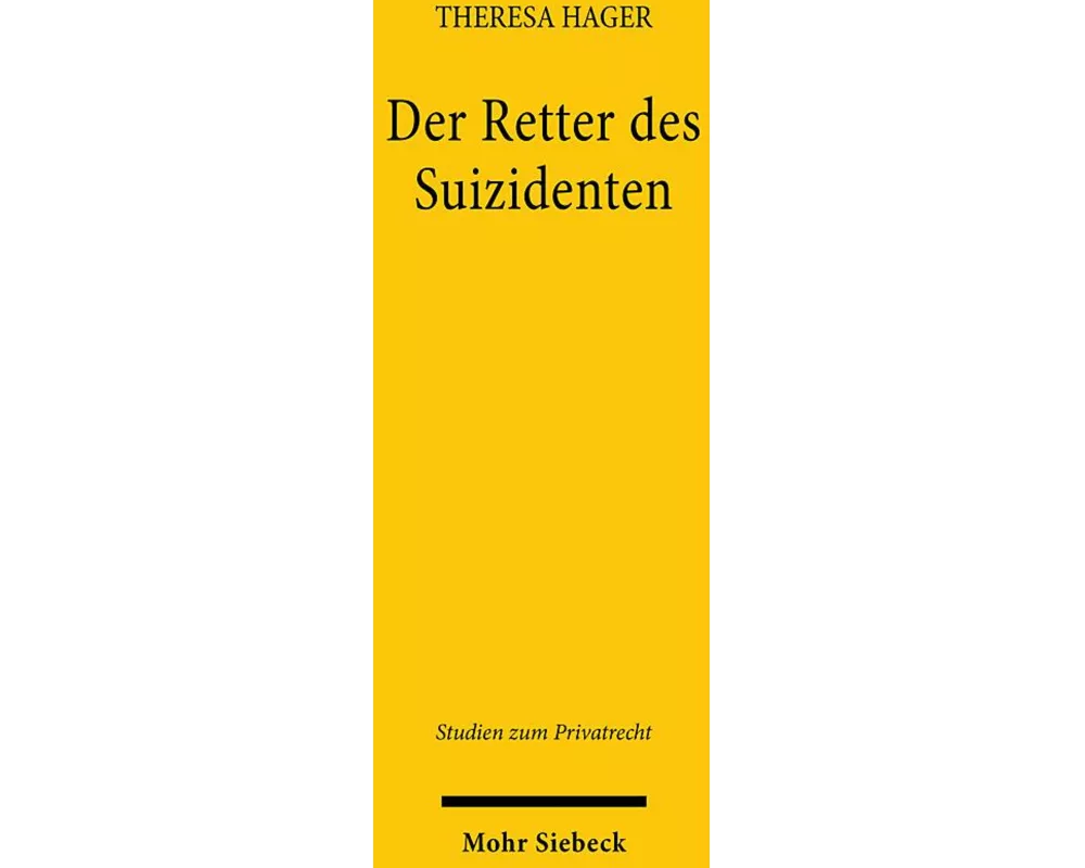 Der Retter des Suizidenten