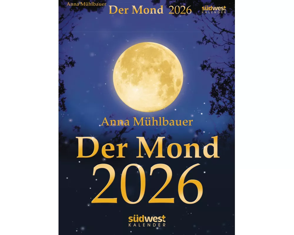 Der Mond 2026 - Tagesabreißkalender