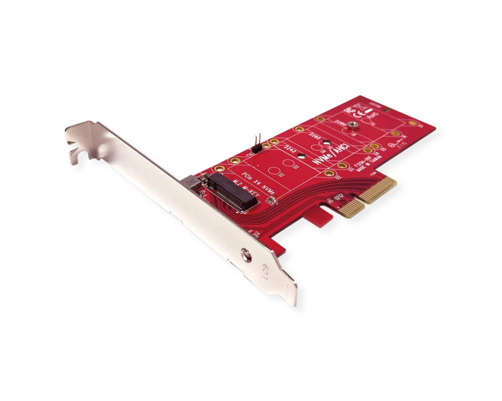 ROLINE PCIe 4.0 x4 3.3V5A Host Adapter für PCIe-NVMe M.2 110mm SSD