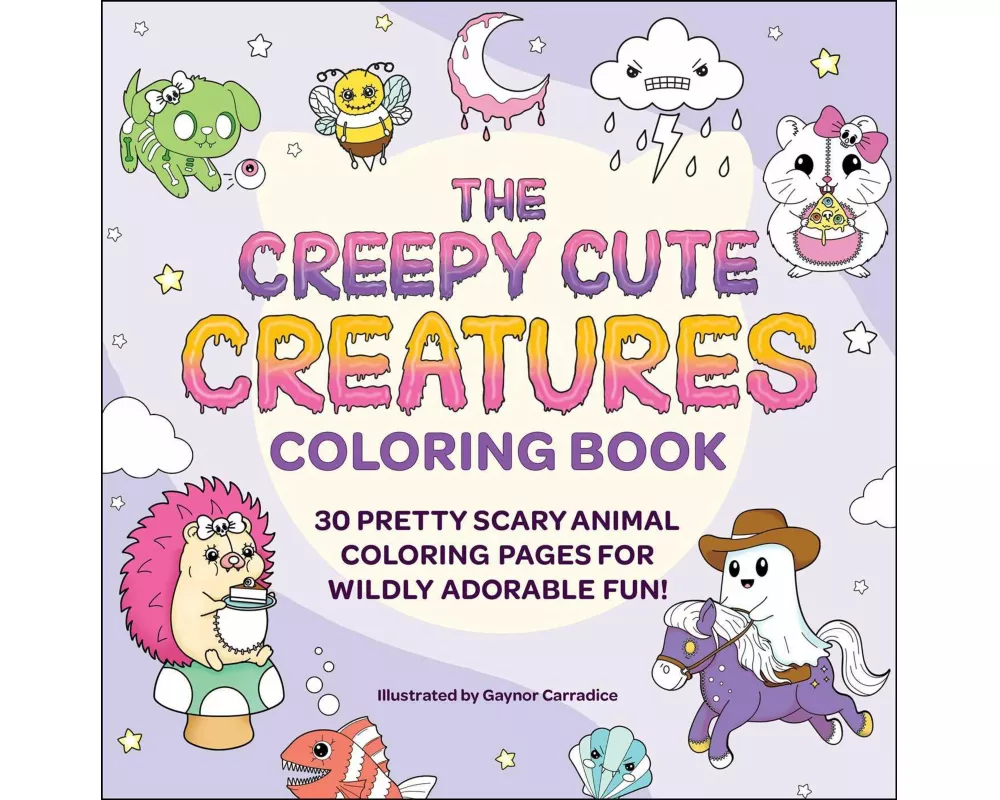The Creepy Cute Creatures Coloring Book