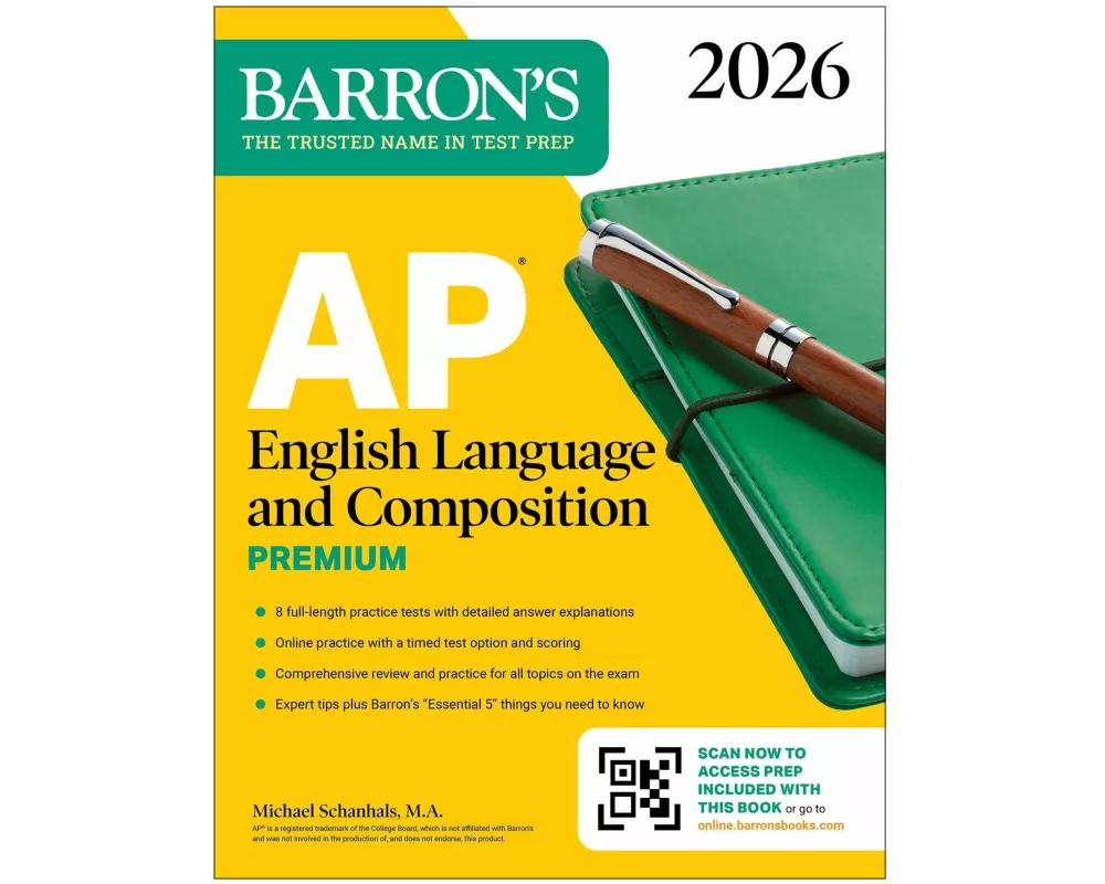 AP English Language and Composition Premium, 2026: Prep Book with 8 Practice Tests + Online Practice
