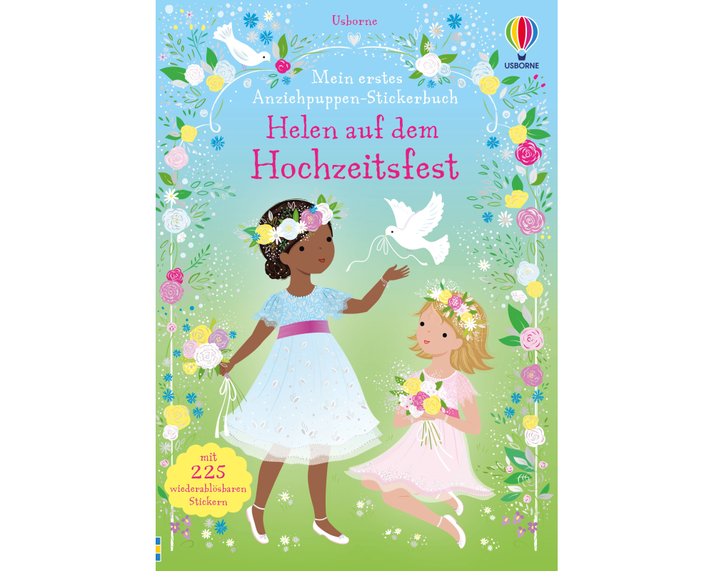 Mein erstes Anziehpuppen-Stickerbuch: Helen auf dem Hochzeitsfest