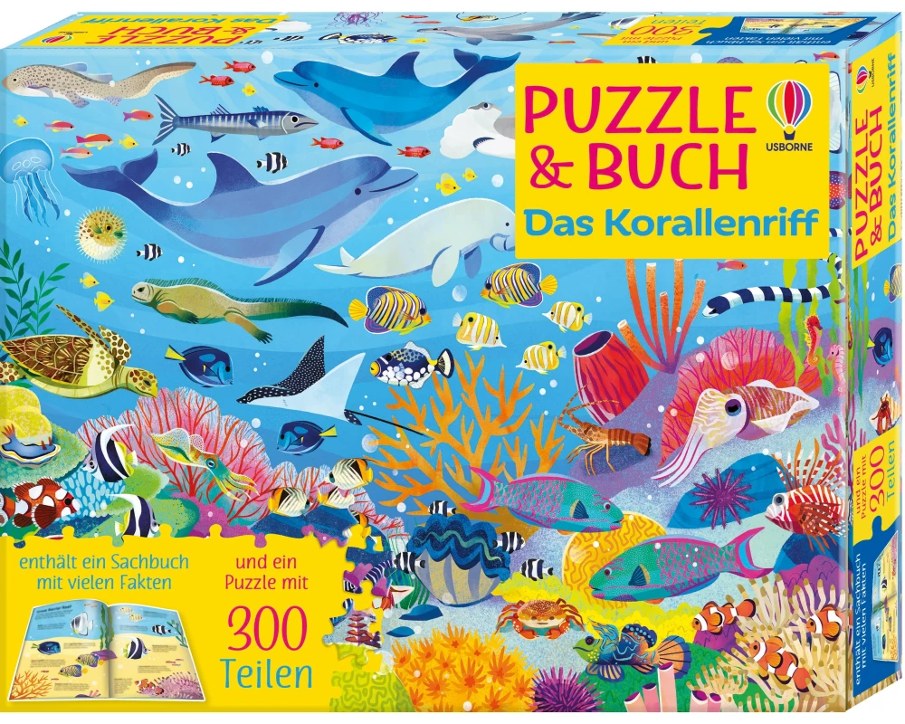 Puzzle & Buch: Das Korallenriff