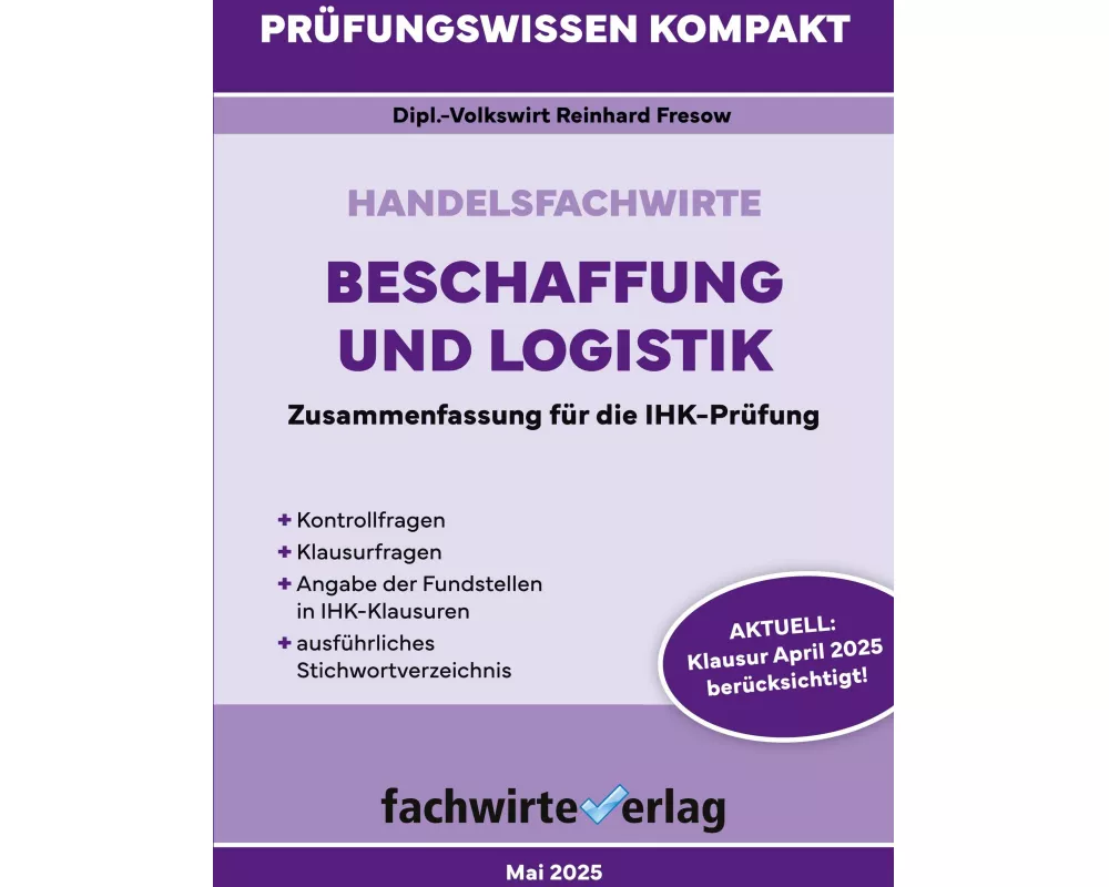 Handelsfachwirte: Beschaffung und Logistik