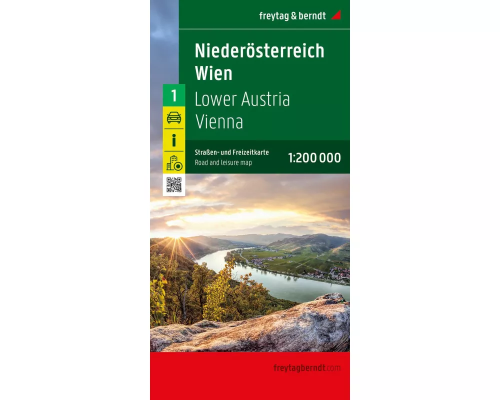 freytag & berndt Straßenkarte Niederösterreich - Wien 1:200.000