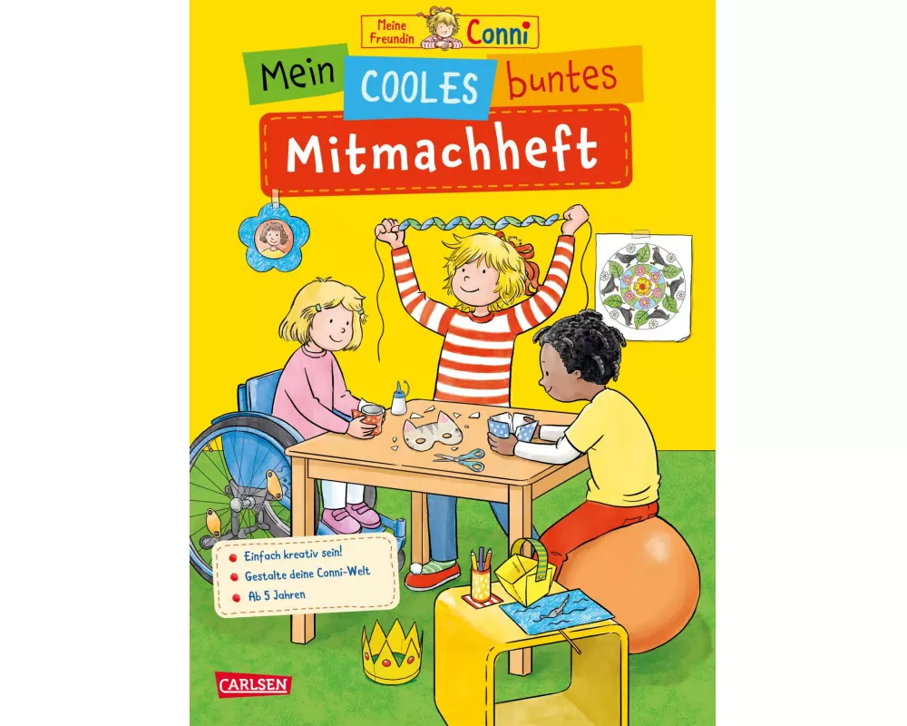 Conni Gelbe Reihe (Beschäftigungsbuch): Mein cooles buntes Mitmachheft