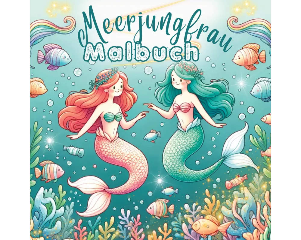 Mein Meerjungfrau Malbuch für Mädchen ab 4 Jahren
