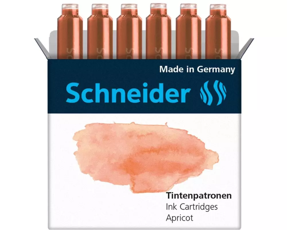Schneider Tintenpatrone Callissima 6 Stück, Apricot