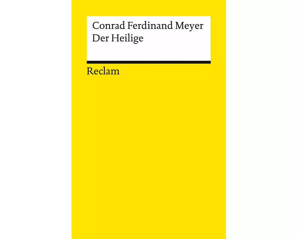 Der Heilige. Novelle