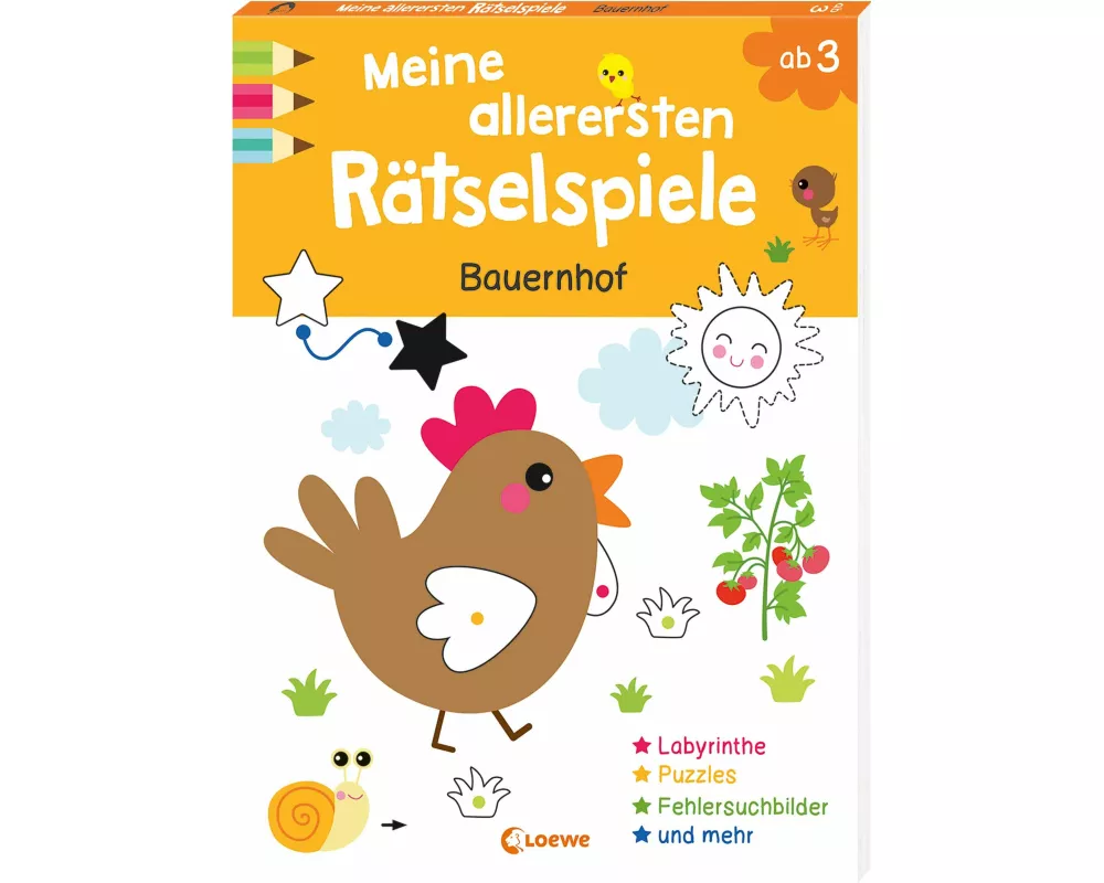 Meine allerersten Rätselspiele - Bauernhof
