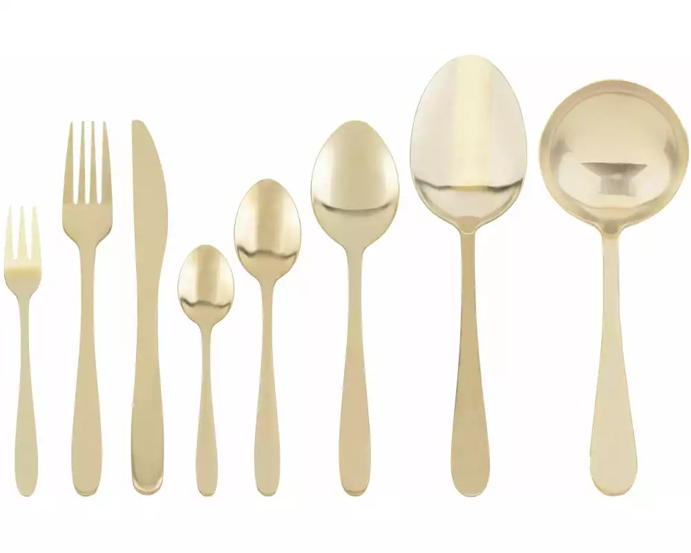 FURBER Besteck-Set 39-teilig, Gold