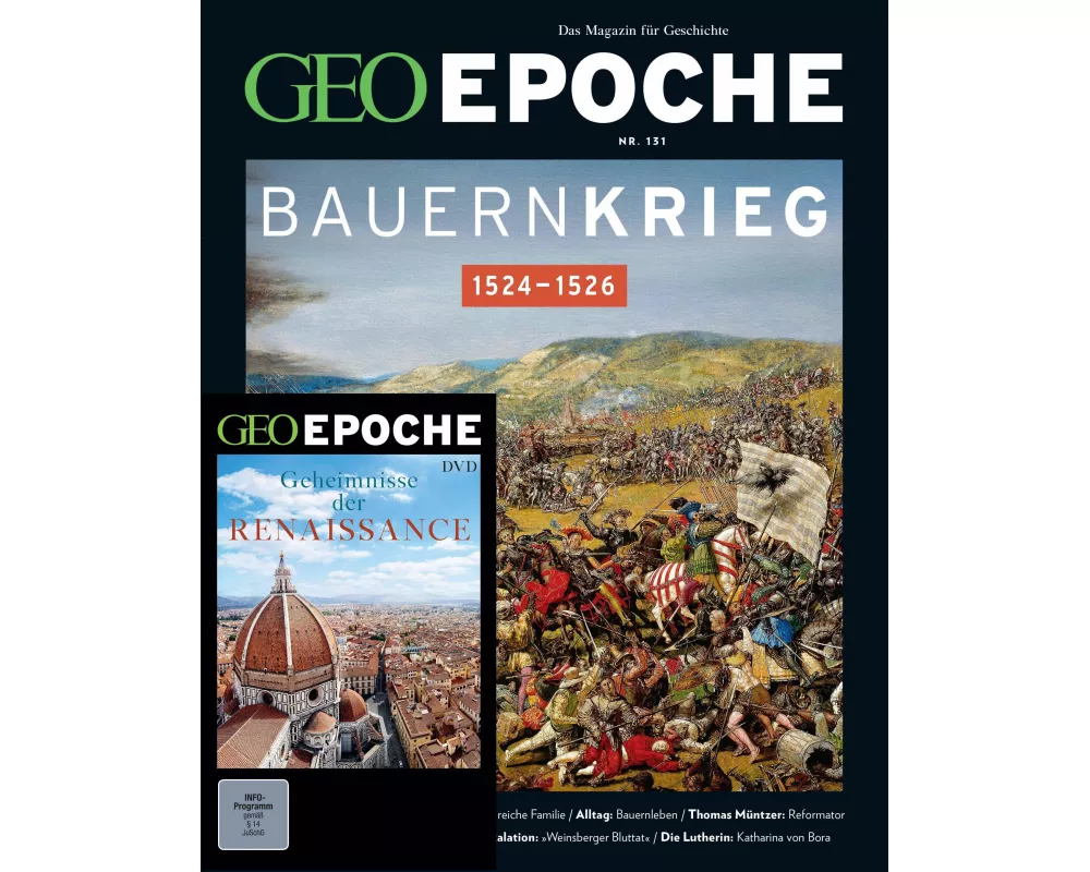 GEO Epoche mit DVD 131/2025 - Der Bauernkrieg