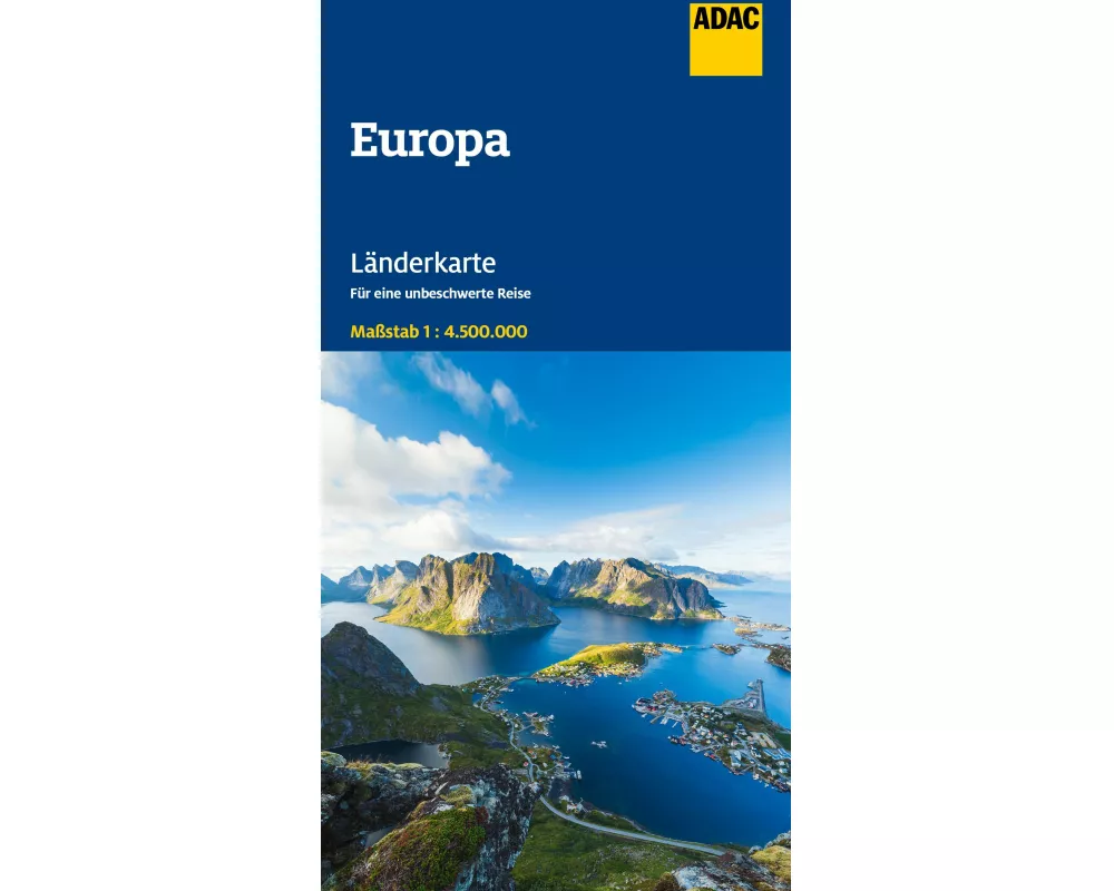 ADAC Länderkarte Europa 1:4,5 Mio