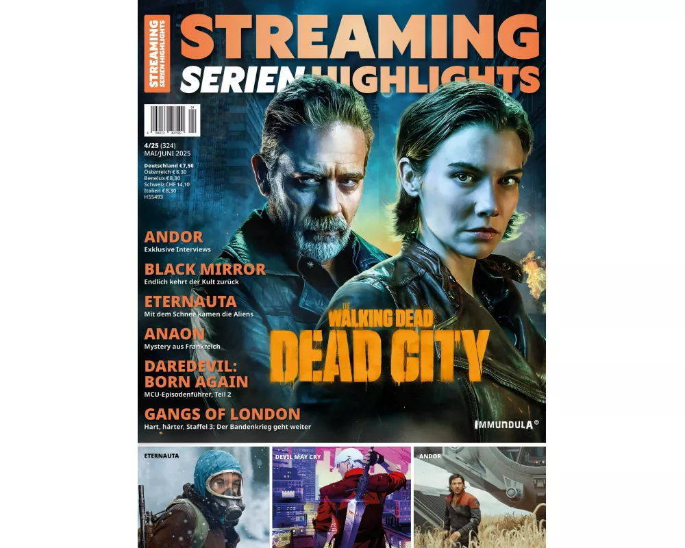 STREAMING SERIEN HIGHLIGHTS. Ausgabe Mai/Juni 2025 (#324)