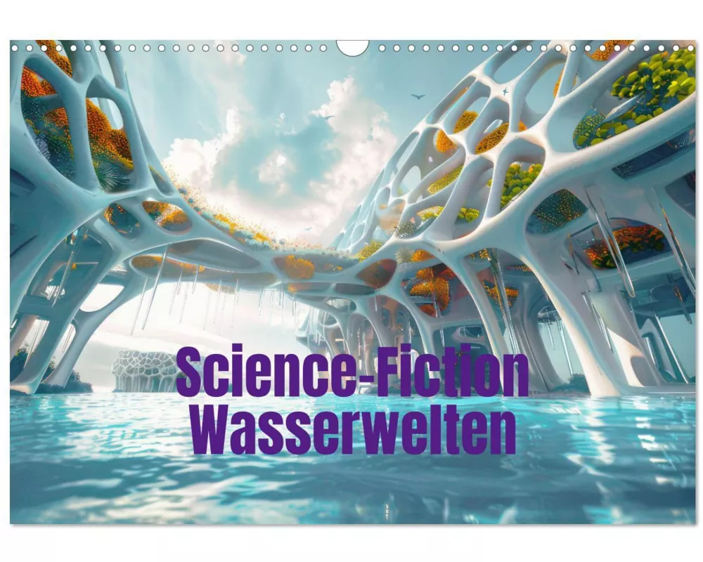 Science-Fiction Wasserwelten (Wandkalender 2026 DIN A3 quer), CALVENDO Monatskalender
