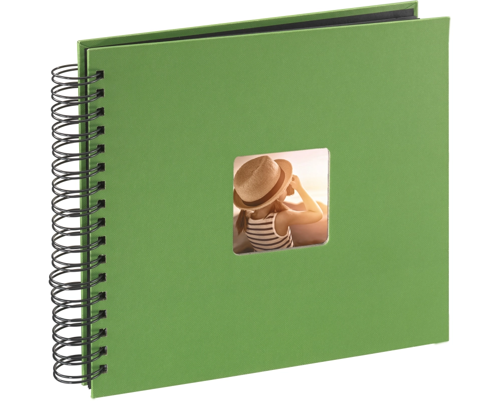 HAMA Spiralalbum Fine Art 94875 280x240mm, apfelgrün 25 Blatt