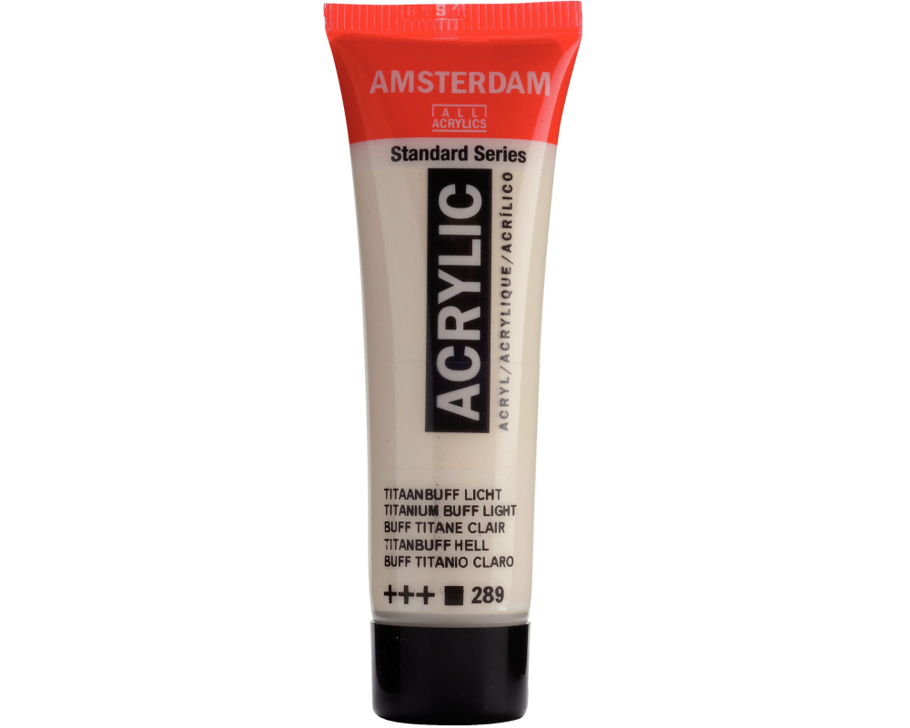 AMSTERDAM Acrylfarbe 20ml 17042890 Titanbuff Hell 289