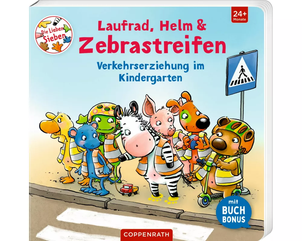 Laufrad, Helm & Zebrastreifen