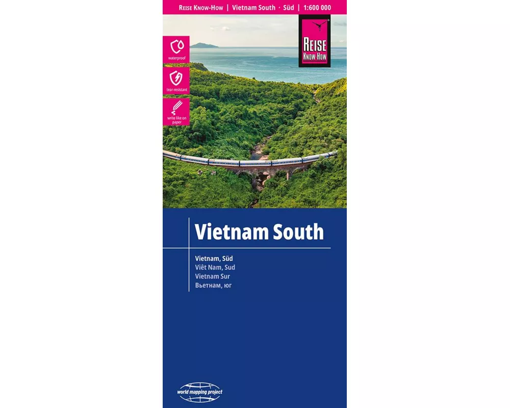 Reise Know-How Landkarte Vietnam Süd (1:600.000)