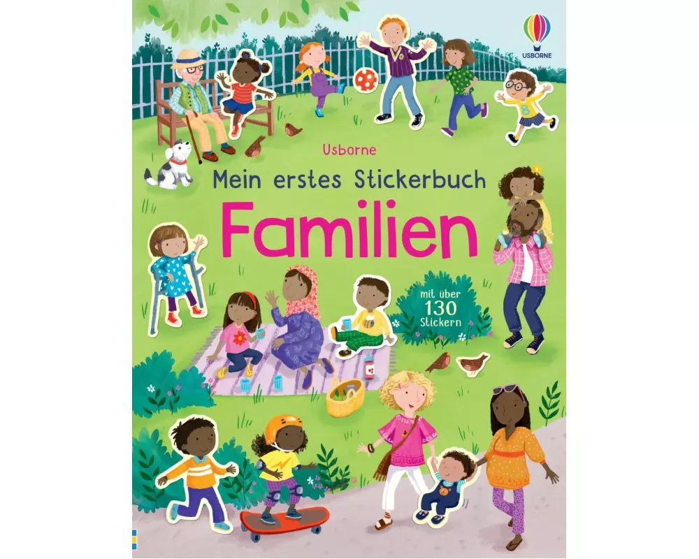 Mein erstes Stickerbuch: Familien