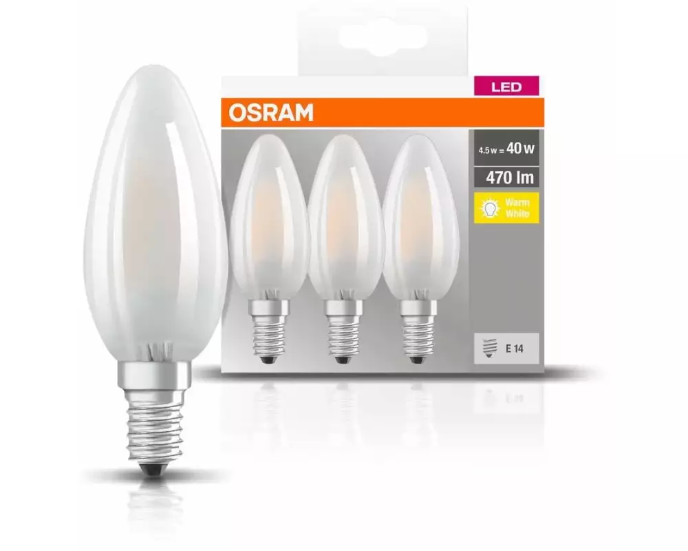 OSRAM Lampe Base Retro, 4W, E14 Warmweiss (WW)