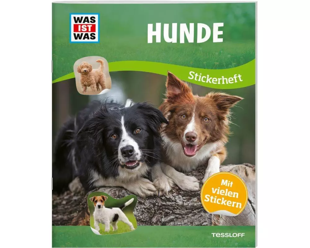 WAS IST WAS Stickerheft Hunde