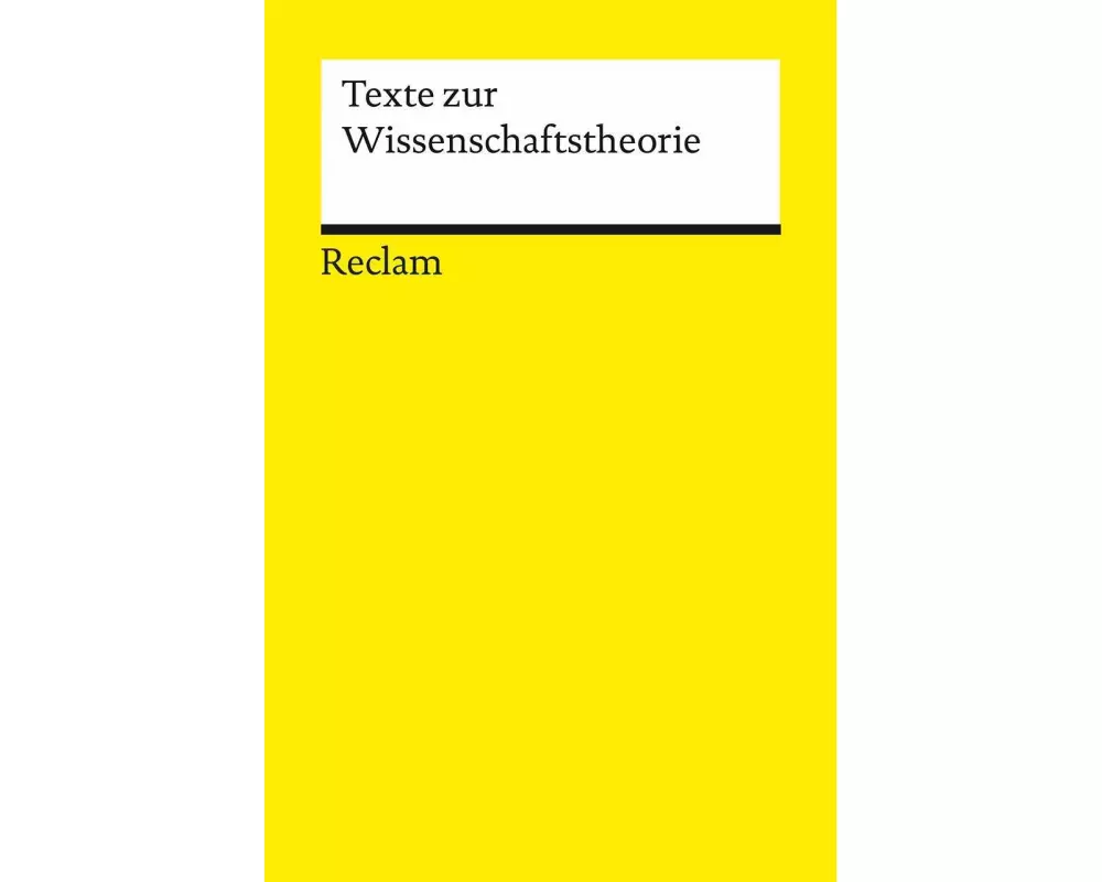 Texte zur Wissenschaftstheorie