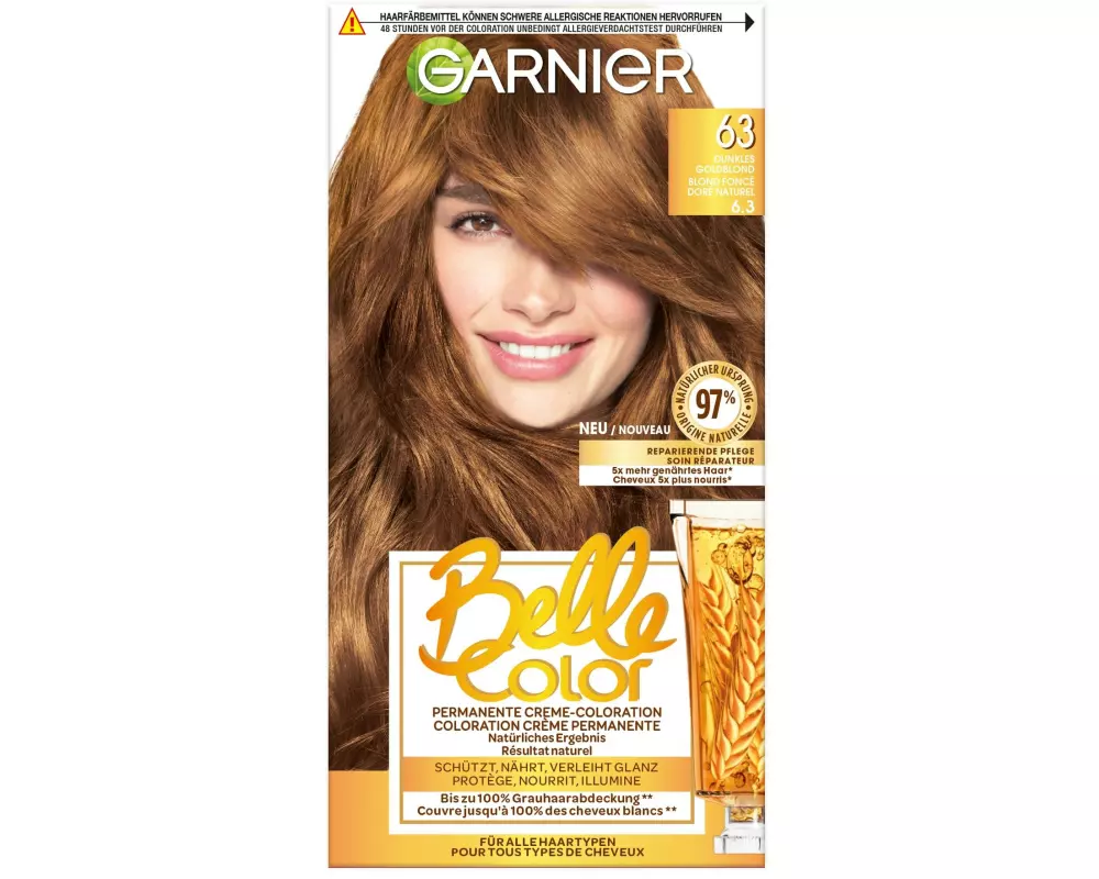 Garnier Haarcoloration Belle Color 6.3 Dunkles Goldblond