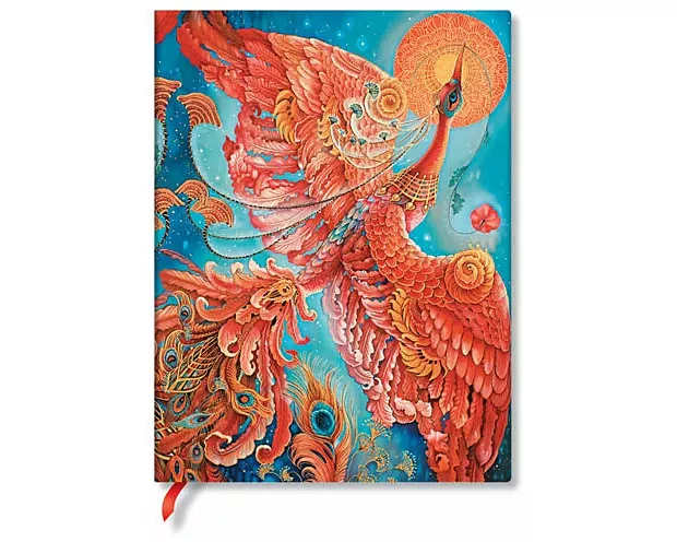 Firebird (Birds of Happiness) Ultra Unlined Hardback Journal (Elastic Band Closure)