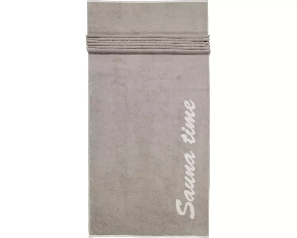 Cawö Saunatuch Sauna Time 80 x 200 cm, Stein